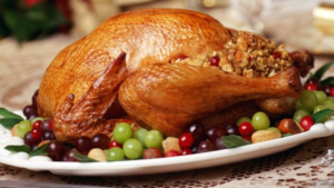 Preparing Thanksgiving Turkey